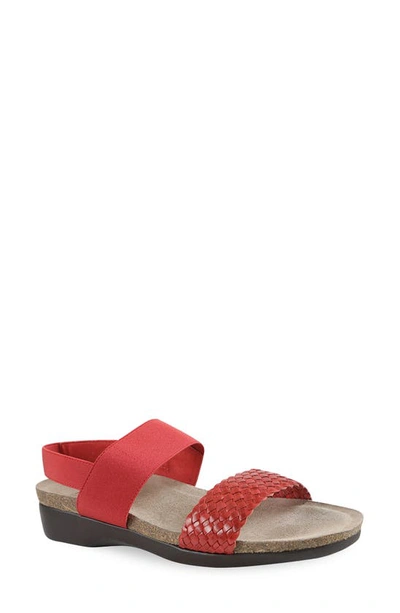 Shop Munro Pisces Sandal In Red