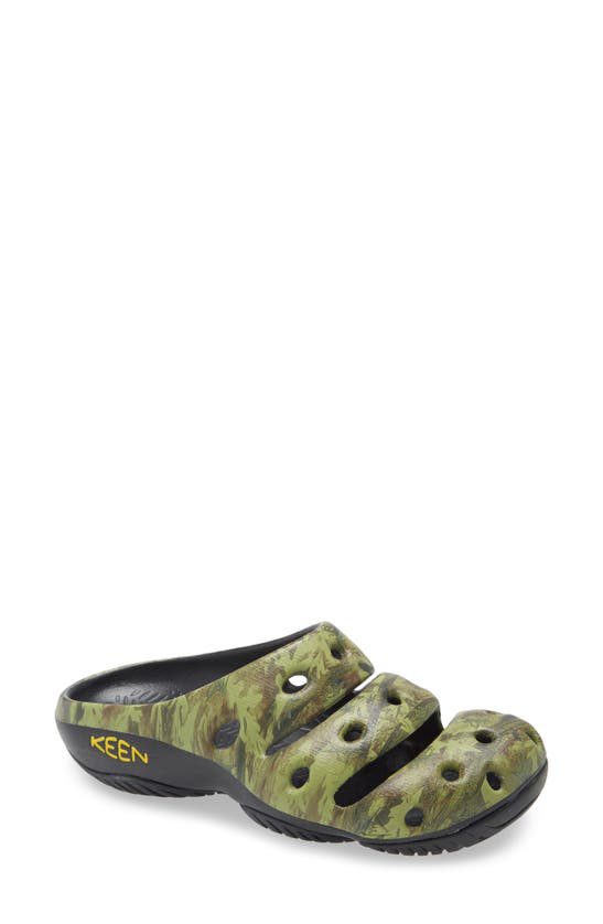 Keen Yogui Arts Clog In Camo Green Modesens