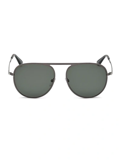 Shop Tom Ford Men's Jason 59mm Aviator Sunglasses In Gunmetal