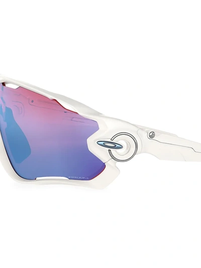 Shop Oakley Men's Jawbreaker Prizm 53mm Sunglasses In White