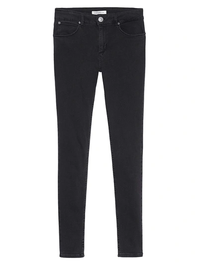 Shop Sandro Women's Slim Jeans With Regular Waist In Black