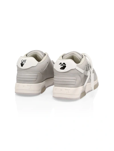 Shop Off-white Out Of Office Low-topleathersneakers In Light Grey