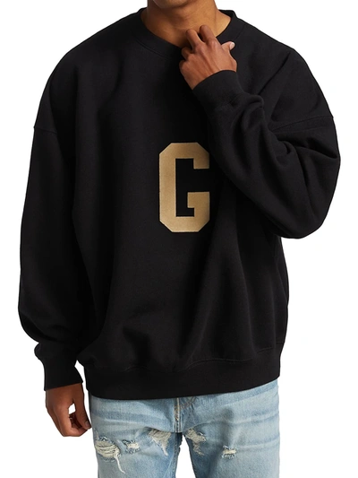 Shop Fear Of God G Sweatshirt In Black