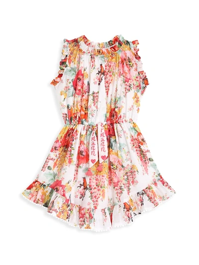 Shop Zimmermann Baby's, Little Girl's & Girl's Mae Floral Dress In Ivory Floral