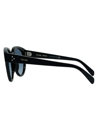 Shop Celine 54mm Cat Eye Sunglasses In Black