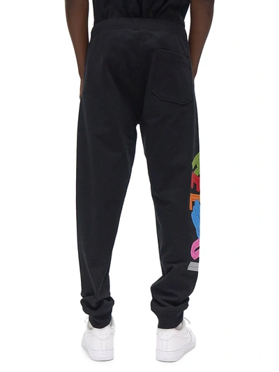 Shop Helmut Lang 3d Logo Sweatpants In Black