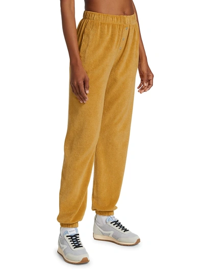 Shop Donni Terry Sweatpants In Honey