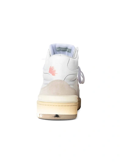 Lanvin X Gallery Dept. Clay High Top Sneakers In White Multi 