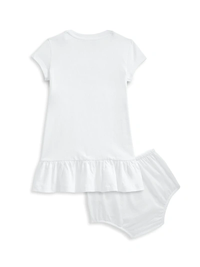 Shop Ralph Lauren Baby Girl's Polo Dress In White
