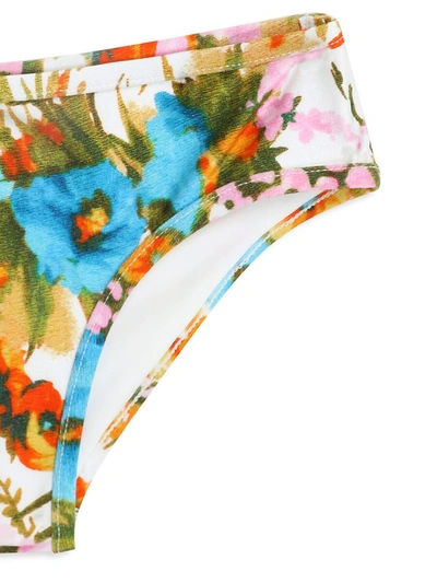 Shop Zimmermann Baby's, Little Girl's & Girl's Estelle Frill Tie Two-piece Swim Set In Ivory Floral