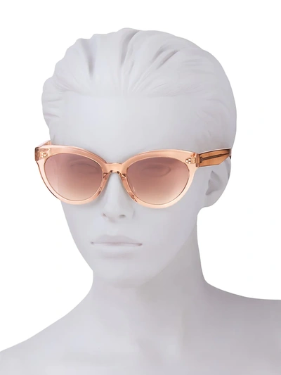 Shop Oliver Peoples Women's Roella 55mm Cat Eye Sunglasses In Pink