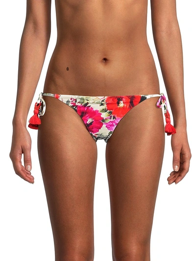 Shop Pq Women's Reversible Side-tie Bikini Bottom In Desert Rose