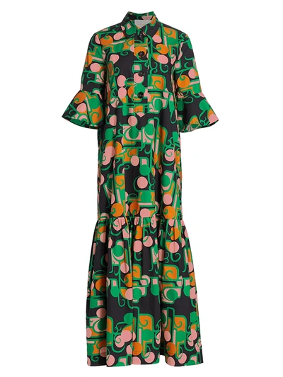 Shop La Doublej Edition 25 Artemis Maxi Dress In Deco