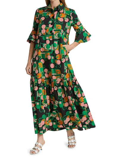 Shop La Doublej Edition 25 Artemis Maxi Dress In Deco