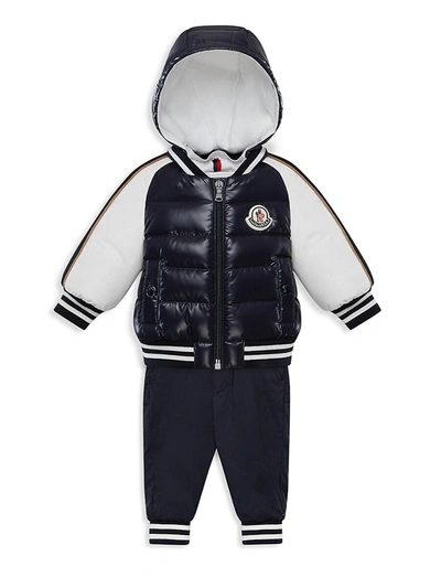 Shop Moncler Baby's & Little Kid's Buket Jacket In Navy