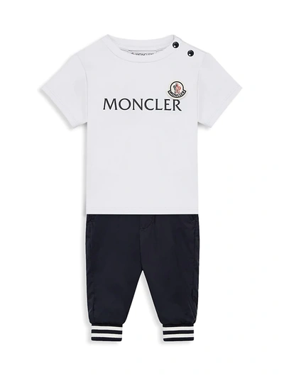 Shop Moncler Baby's & Little Kid's Graphic T-shirt In White