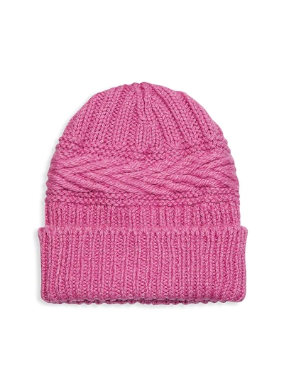 Shop Isabel Marant Seal Wool-blend Knit Hat In Pink