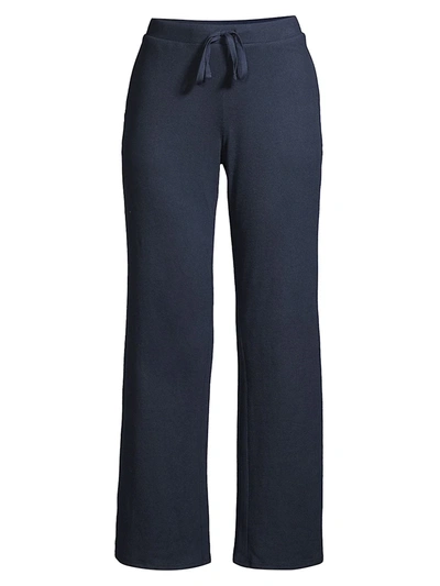 Shop Natori Women's Calm Lounge Pants In Midnight Navy