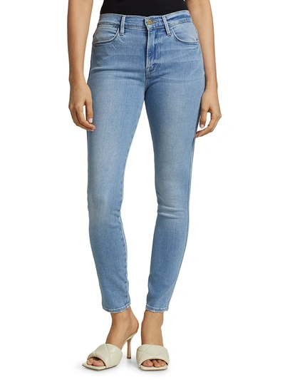 Shop Frame Le High High-rise Skinny Jeans In Tropic