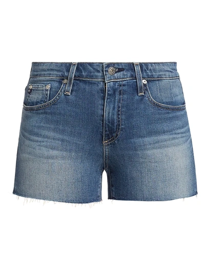 Shop Ag Hailey Cut-off Denim Shorts In Firestone