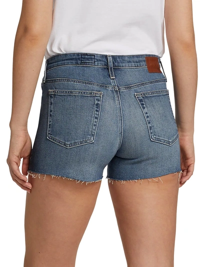 Shop Ag Hailey Cut-off Denim Shorts In Firestone