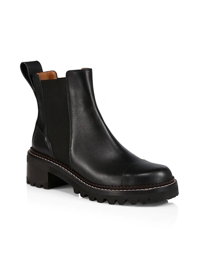 Shop See By Chloé Women's Mallory Chelsea Boots In Black