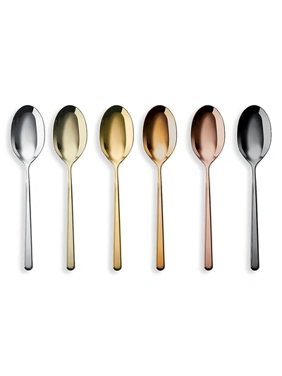 Shop Sambonet Mix & Play 6-piece Stainless Steel Coffee Spoon Set