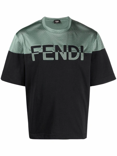 Shop Fendi T-shirts And Polos Black