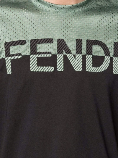 Shop Fendi T-shirts And Polos Black