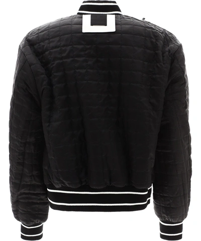 Shop Givenchy "" Reversible Bomber Jacket In Black