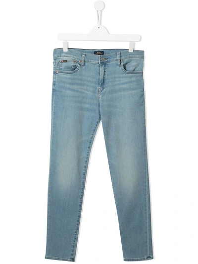 Shop Ralph Lauren Eldridge Skinny Jeans In Blue