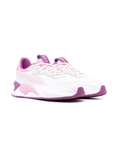 Puma Rs-x Mix Lace-up Sneakers In White