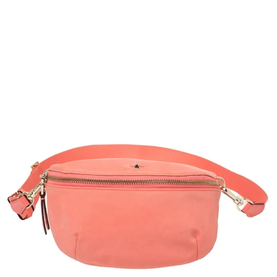 Pre-owned Kate Spade Orange Nylon Taylor Belt Bag