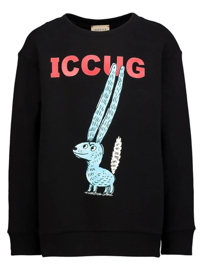 Shop Gucci Kids Sweatshirt For Boys In Black