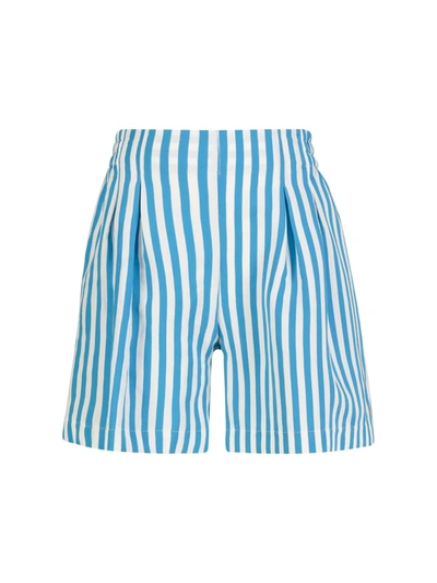 Shop Monnalisa Kids Blue Shorts For Girls