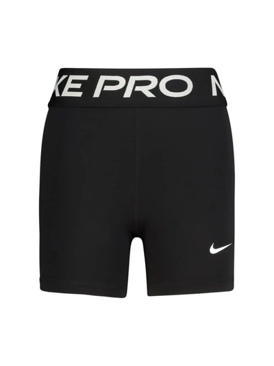 Shop Nike Kids Shorts Pro For Girls In Black