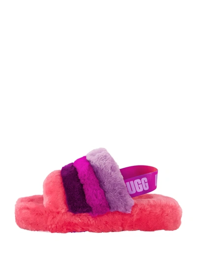 Shop Ugg Kids Sandals For Girls In Fuchsia