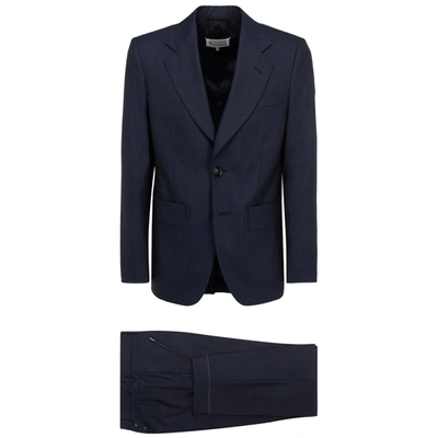 Shop Maison Margiela Men's Suit In Blue