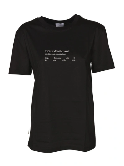 Shop Patou Coeur D'artichaut T-shirt In Black