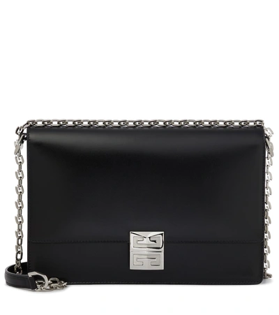 Shop Givenchy 4g Small Leather Crossbody Bag In Black