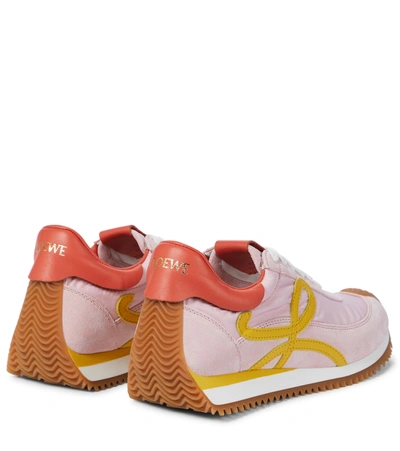 Shop Loewe Flow Runner Sneakers In Pink