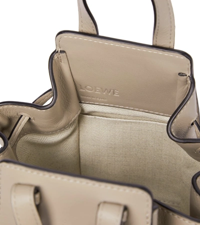 Shop Loewe Hammock Mini Leather Shoulder Bag In Beige