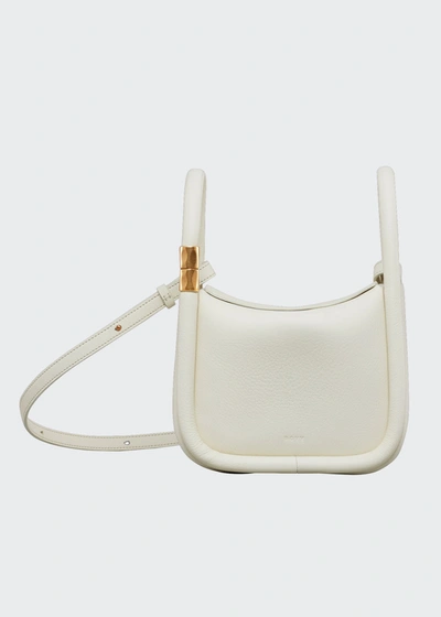 Shop Boyy Wonton 20 Leather Top Handle Bag In Off White