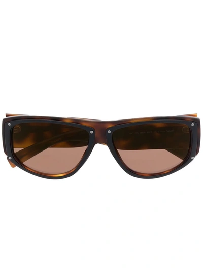 Shop Givenchy Tortoiseshell Cat-eye Sunglasses In Braun