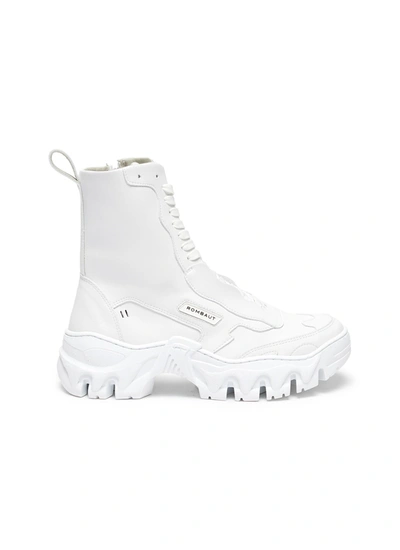 Shop Rombaut Boccaccio Ii' Tread Sole Vegan Leather Boots In White