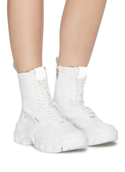 Shop Rombaut Boccaccio Ii' Tread Sole Vegan Leather Boots In White