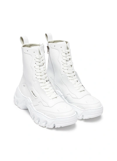 Shop Rombaut Boccaccio Ii' Tread Sole Vegan Leather Boots In White
