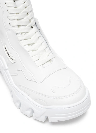 Shop Rombaut Boccaccio Ii' Tread Sole Vegan Leather Boots In White