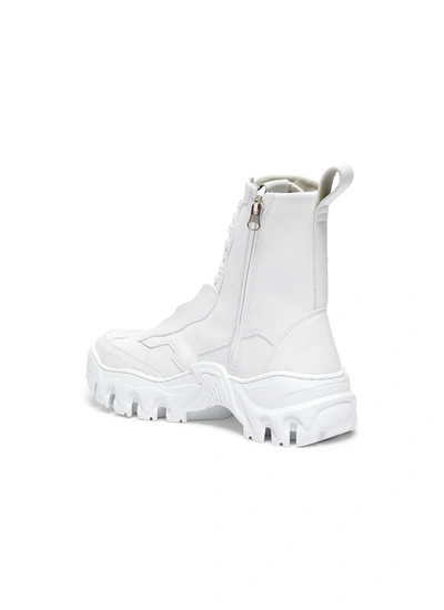 Shop Rombaut Boccaccio Ii' Tread Sole Vegan Leather Boots In White