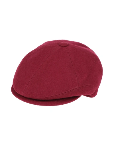 Shop Borsalino Hats In Garnet
